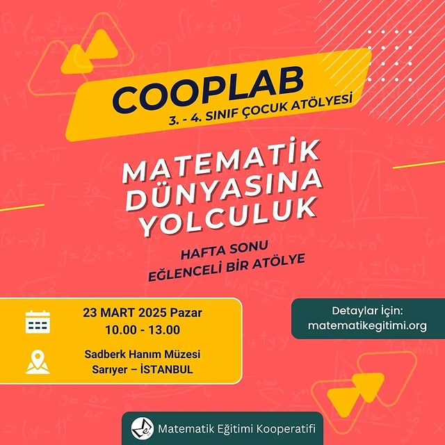 COOPLAB - Matematik Dünyasına Yolculuk afişi