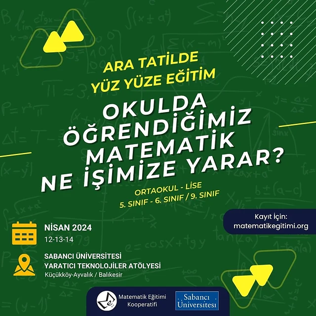 Okulda Öğrendiğimiz Matematik Ne İşimize Yarar? (Lise) afişi